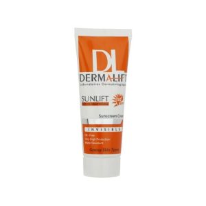 کرم ضد آفتاب بدون رنگ درمالیفت مدل SPF50 محافظ UVA ،UVB، ضد آب، مناسب پوست چرب حجم 40 میلی‌لیتر