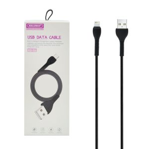 کابل تبدیل USB به لایتنینگ کلومن مدل DK - 56 طول 1 متر مشکی